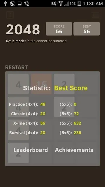 2048 Number Puzzle game screenshot 2