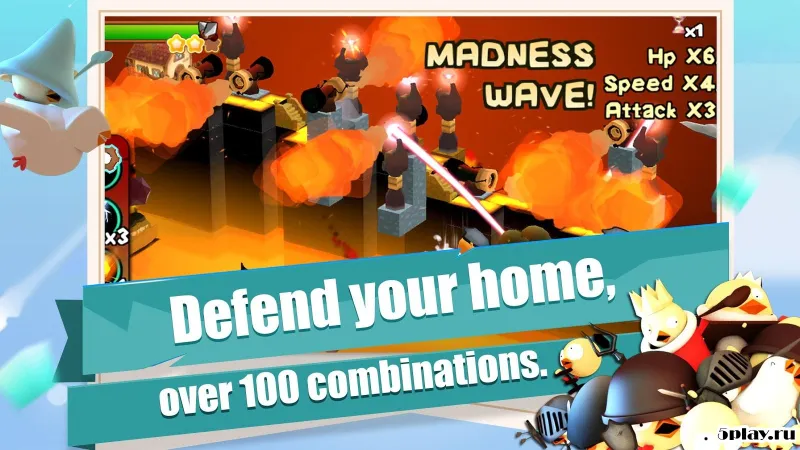 3D TD: Chicka Invasion screenshot 3