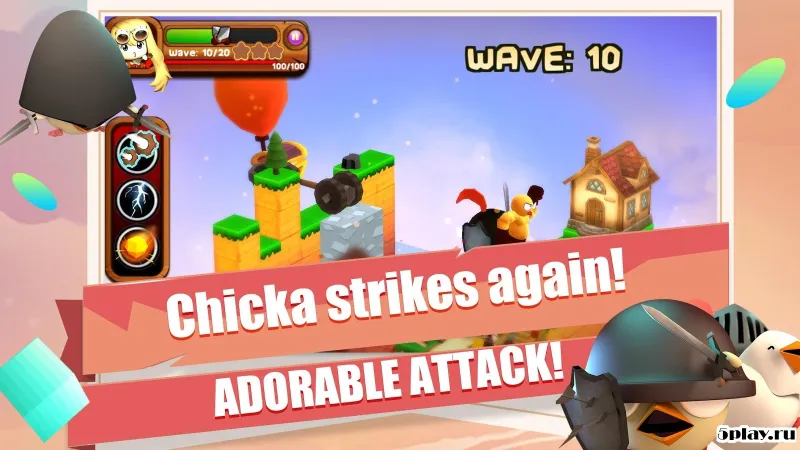 3D TD: Chicka Invasion screenshot 4