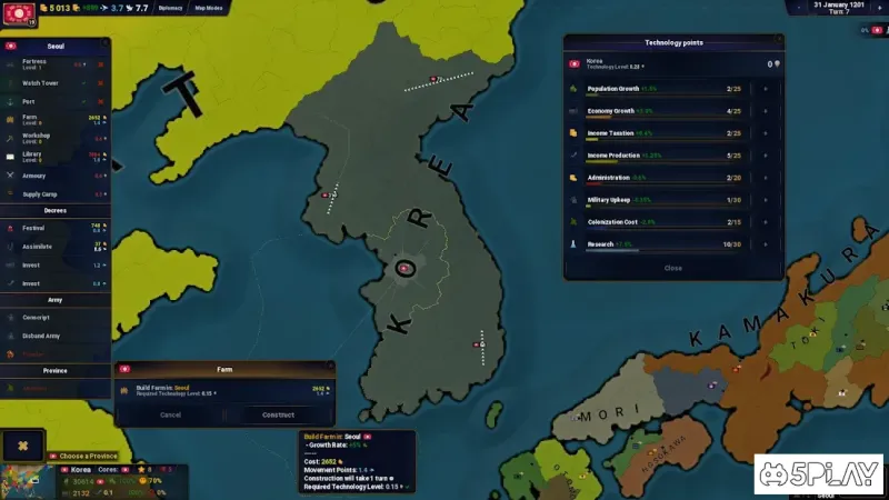 Age of History II Asia 1.01584 screenshot 3