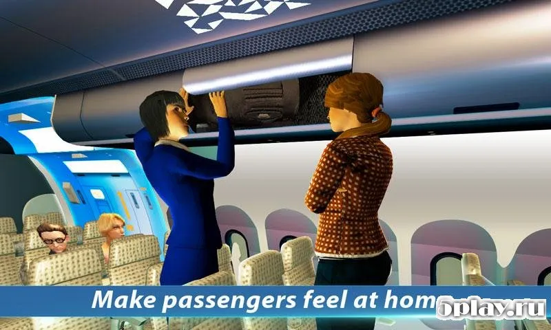Airport Staff Flight Attendant Air Hostess Games screenshot 2