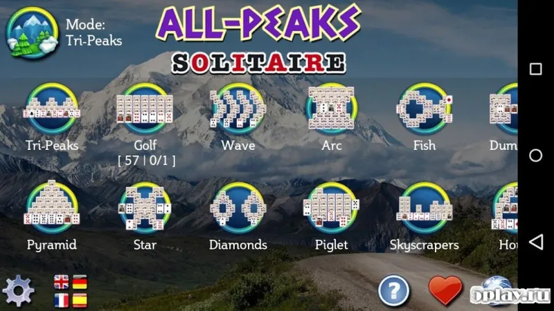 All-Peaks Solitaire screenshot 4