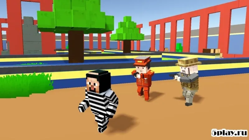 American Jail Break - Block Strike Survival Games screenshot 2