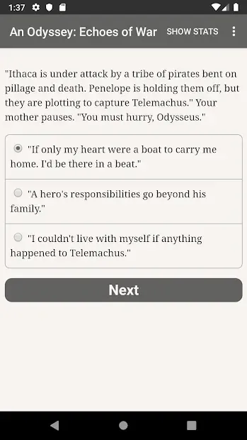 An Odyssey: Echoes of War 1.0.2 screenshot 1