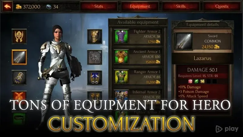 Arcane Quest Legends - Offline RPG screenshot 3