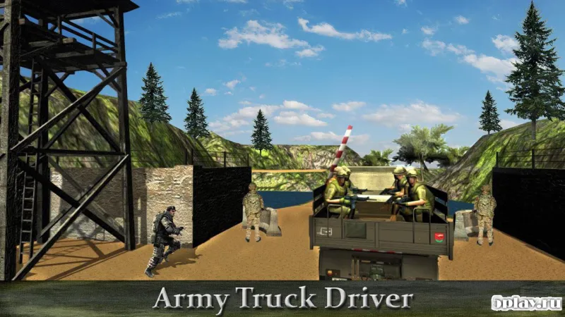 Army Truck Off-road Drive Cargo Duty screenshot 4