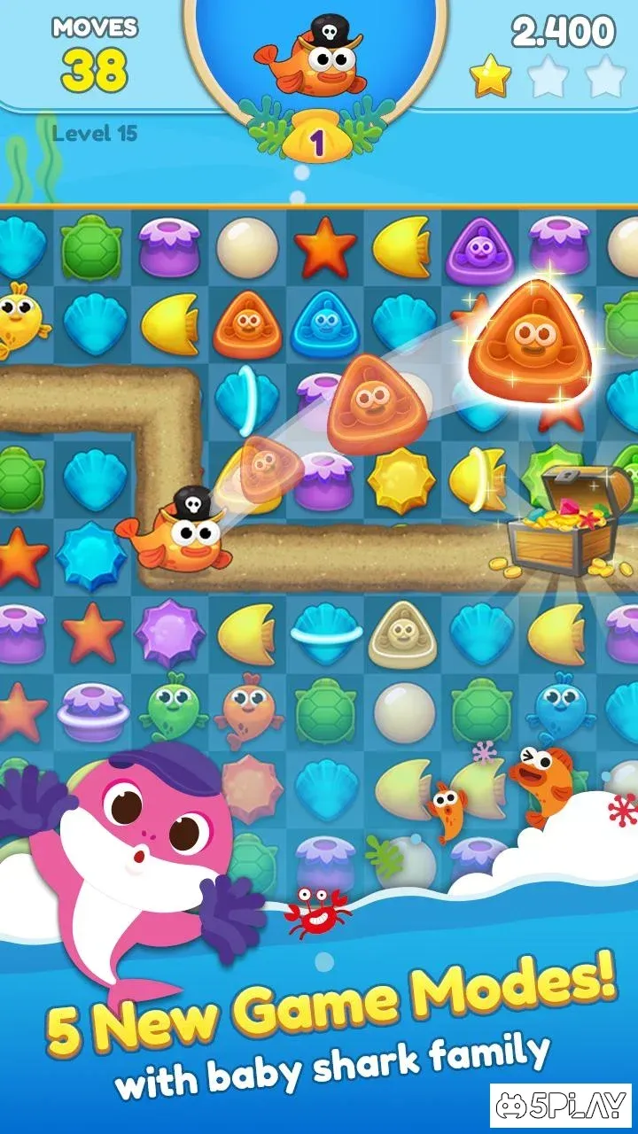 Baby Shark Match: Ocean Jam screenshot 3