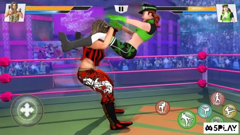Bad Girls Wrestling Fighter: Женщины Борьба Игры 1.5.5 screenshot 2