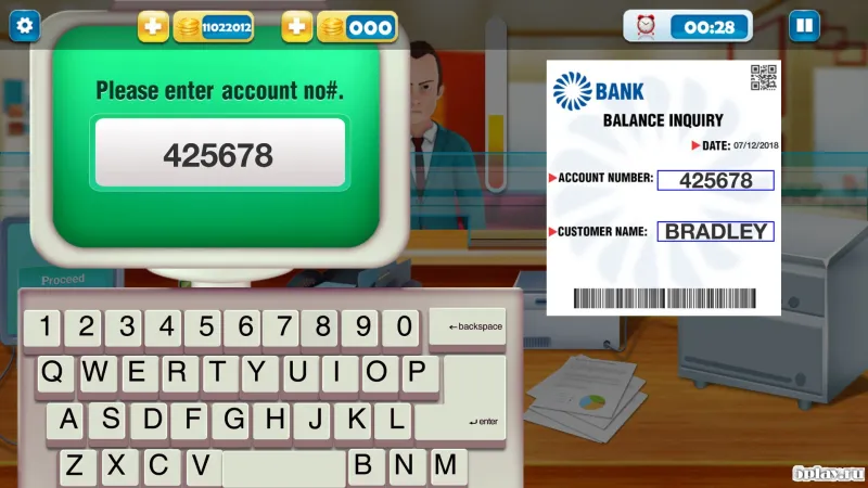 Bank Manager & Cashier 1.7 screenshot 2