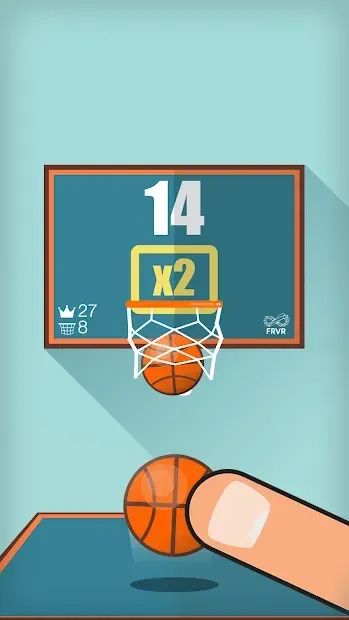 Basketball FRVR - Стреляйте обручем и слэм данк! 2.3.2 screenshot 4