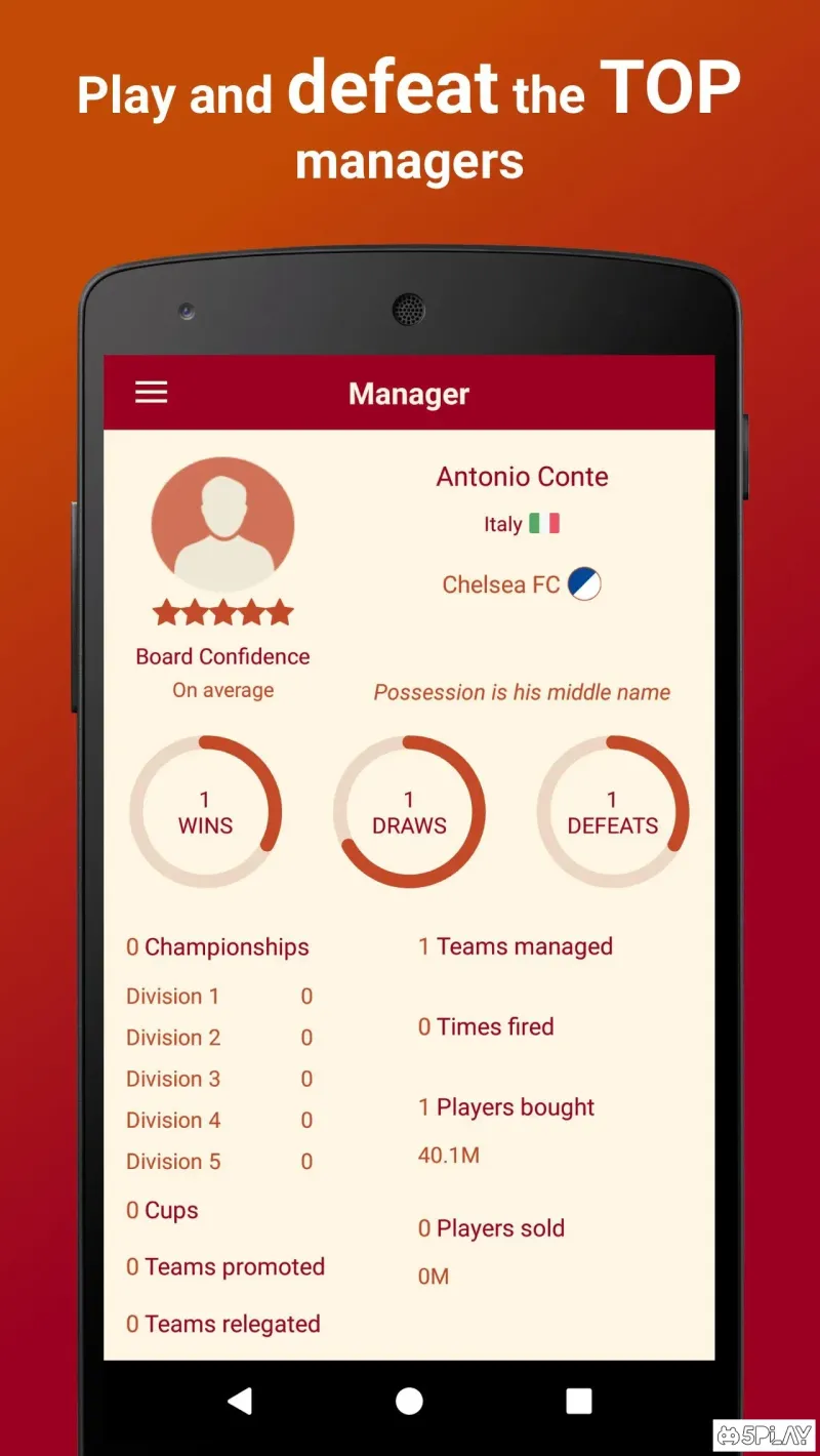 Be the Manager 2018 - Football Strategy screenshot 3