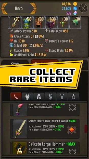 Berserk - Idle RPG & Action v17 screenshot 4