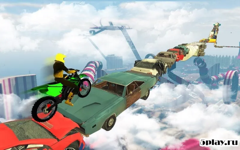 Bike Impossible Tracks Race: 3D Motorcycle Stunts screenshot 4