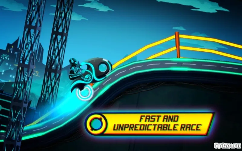 Bike Race Game: Traffic Rider Of Neon City screenshot 2