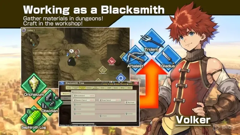 RPG Blacksmith of the Sand Kingdom 1.14g screenshot 1