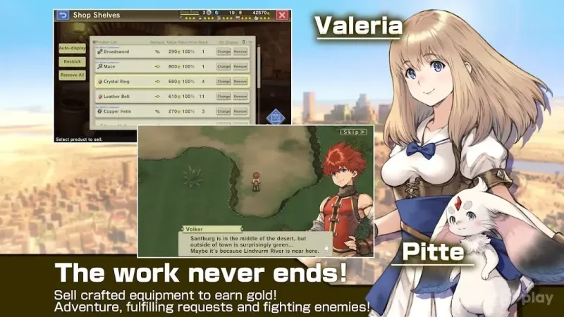 RPG Blacksmith of the Sand Kingdom 1.14g screenshot 2