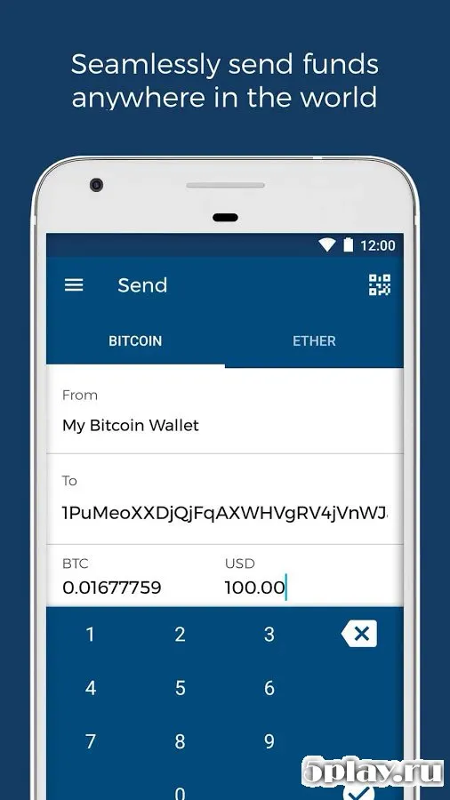 Blockchain Wallet. Bitcoin, Bitcoin Cash, Ethereum screenshot 3