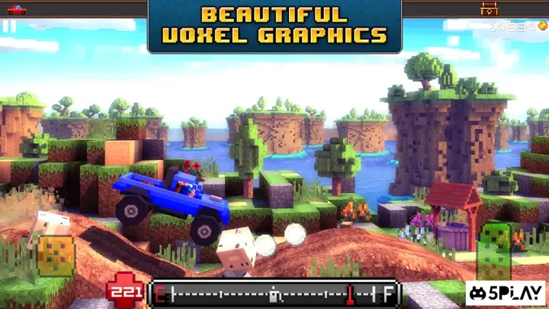 Blocky Roads screenshot 3