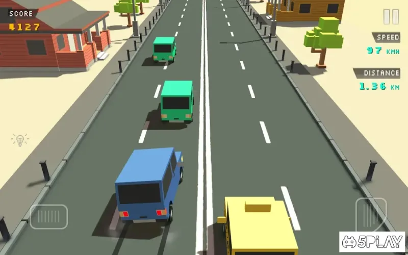 Blocky Traffic Racer screenshot 3