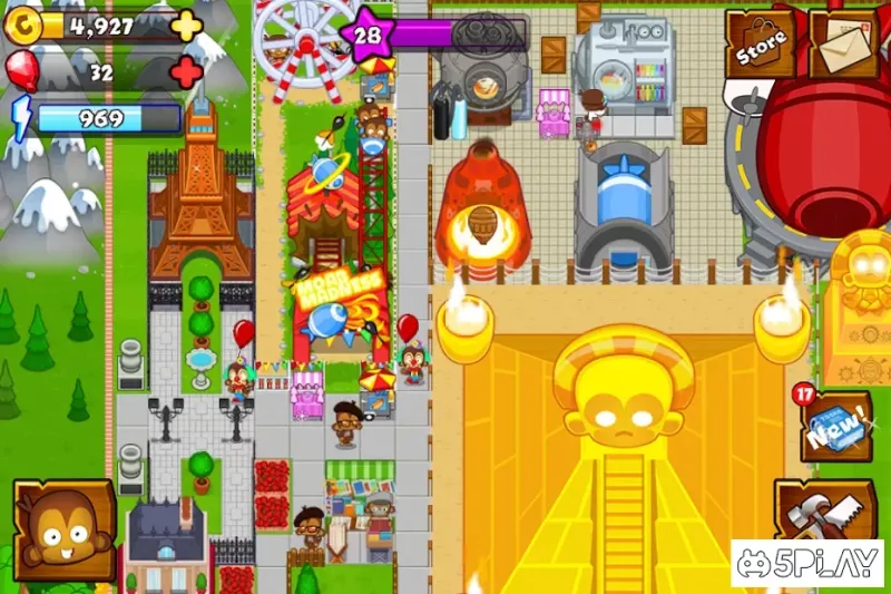Bloons Monkey City screenshot 2