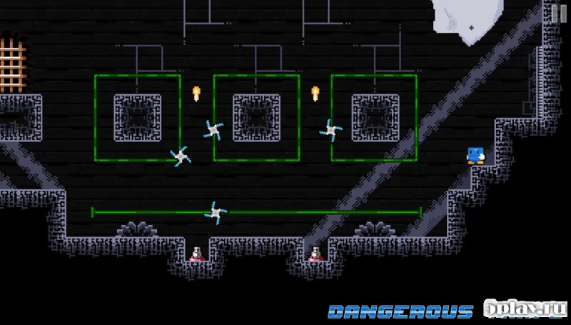 Blu Escape - Hardcore Platformer screenshot 1