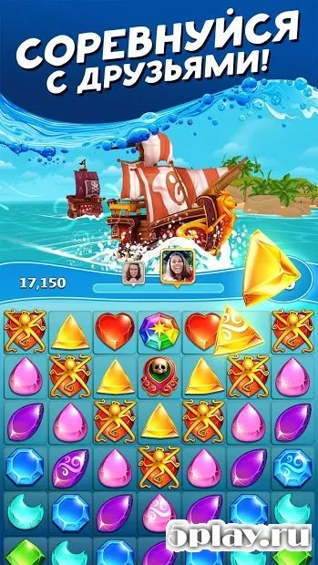 Booty Quest - Pirate Match 3 screenshot 2