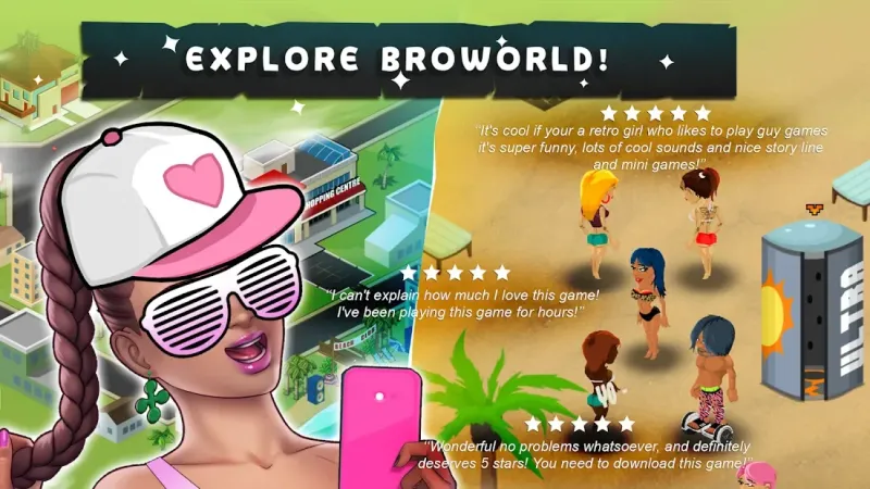 Broworld - A Douchebag Adventure Simulation 1.3.8 screenshot 4