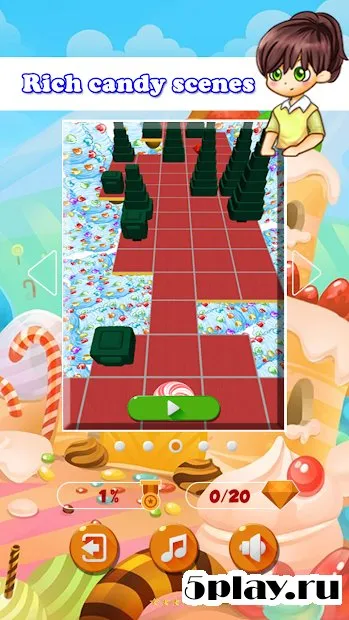 Candy Sky: Rolling 3D screenshot 3