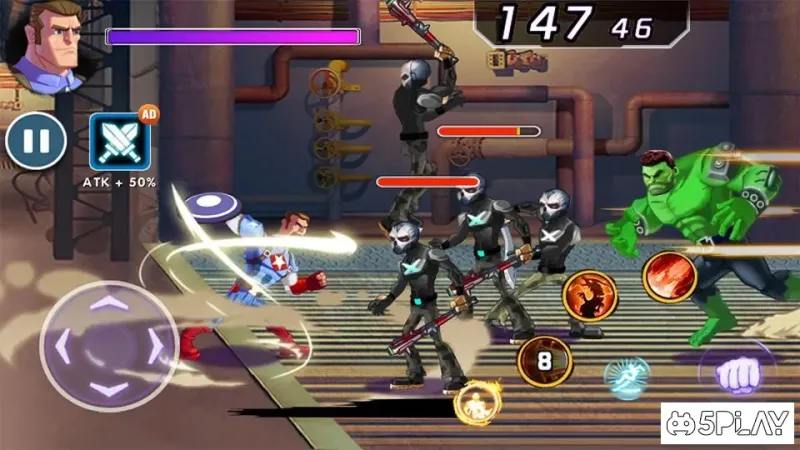 Captain Revenge - Fight Superheroes 1.0.4.1 screenshot 2