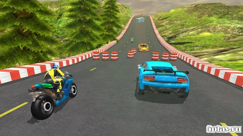 Car vs Bike Racing screenshot 4