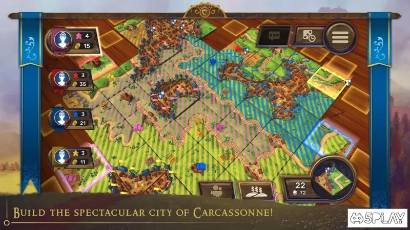 Carcassonne: Official Board Game -Tiles & Tactics 1.10 screenshot 1