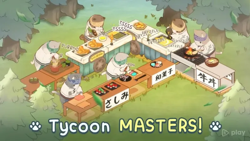 Cat Garden - Food Party Tycoon 1.0.1 screenshot 3