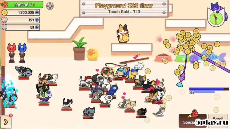 Cat town (Tap RPG) screenshot 4