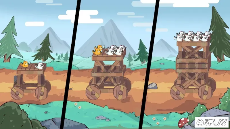 Cat'n'Robot: Idle Defense - Cute Castle TD Game screenshot 1