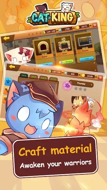 Cats King - Dog Wars: RPG Summoner Cat Game screenshot 3