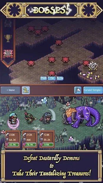 Cave Heroes: Idle Dungeon Crawler 1.8.1 screenshot 1