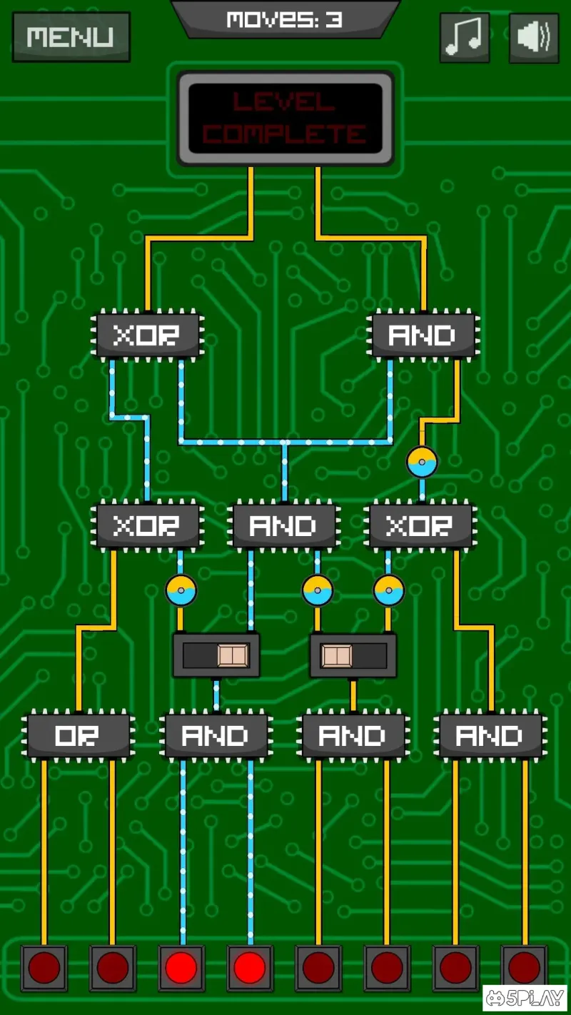 Circuit Scramble - Computer Logic Puzzles screenshot 2