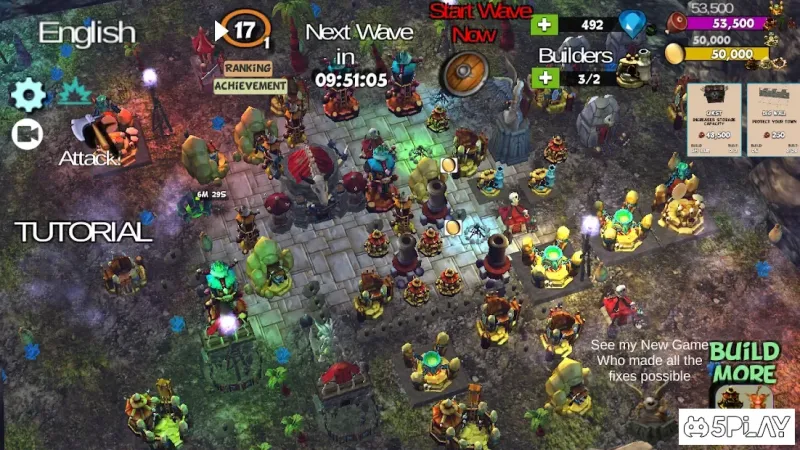 Clash Of Orcs City Building Defense War TD screenshot 4