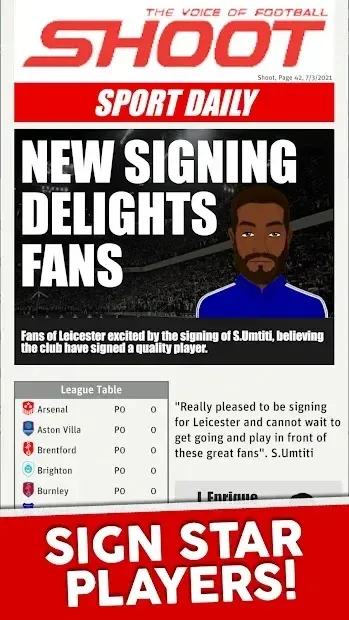 Club Soccer Director 2022 - Футбольный менеджмент 2.0.1 screenshot 3