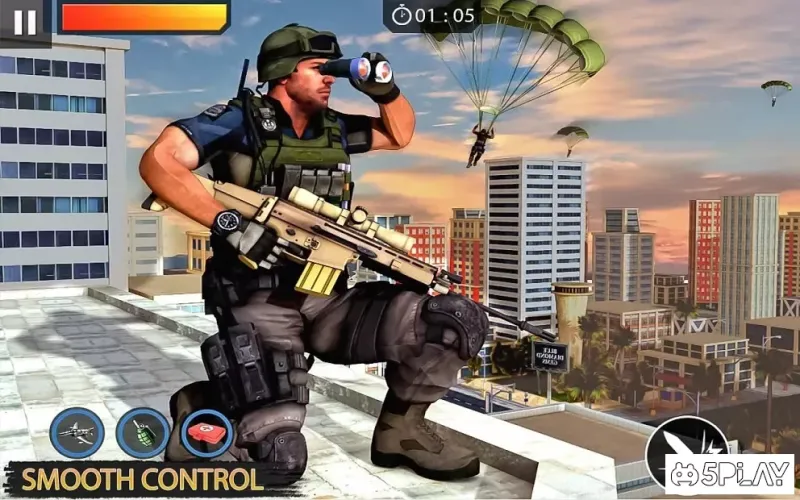 Обкладинка вогневої елітної стрільця - безкоштовні ігри для стрільби 1.2.2 screenshot 2