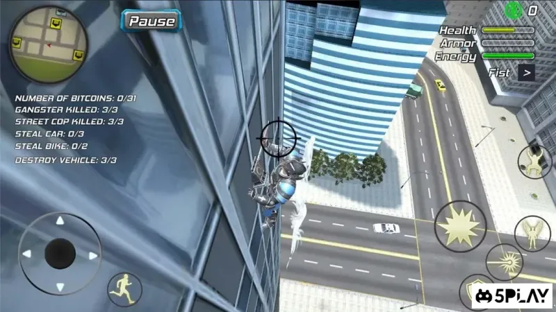 Crime Angel Superhero - Vegas Air Strike 1.1.1 screenshot 1