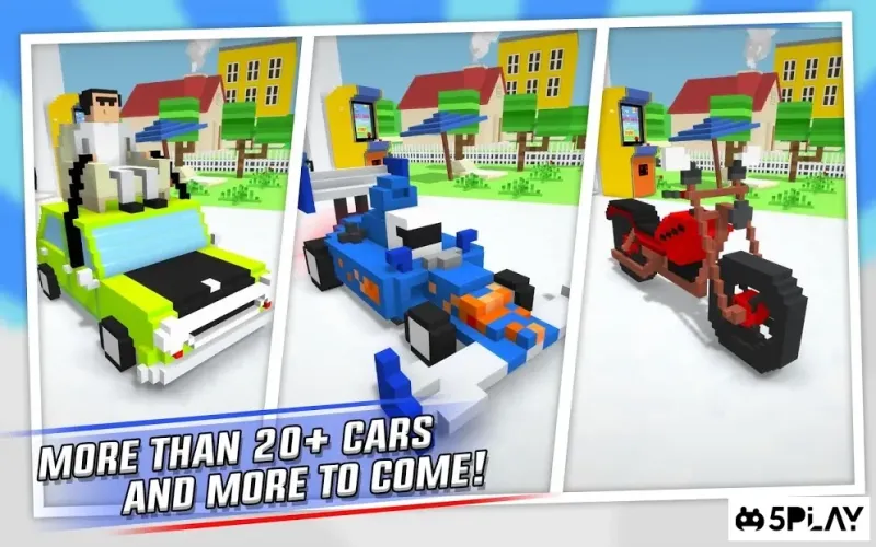 Crossy Brakes : Blocky Toon Racer 1.0.6 screenshot 3