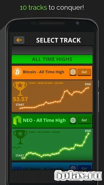 Crypto Rider - Bitcoin and Cryptocurrency Racing screenshot 3