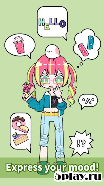 Cute Girl Avatar Maker - Cute Avatar Creator Game screenshot 2