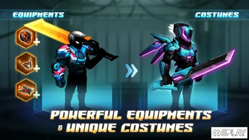 Cyber Fighters: Stickman Cyberpunk Impact Fighting 1.11.68 screenshot 1