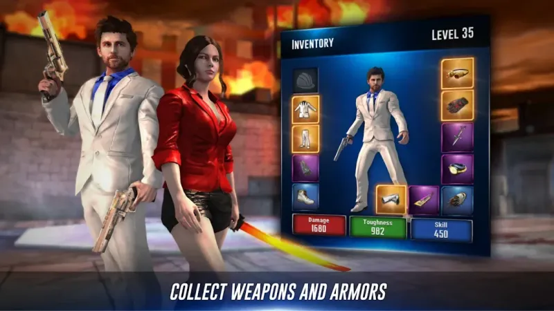 Cyber War: Cyberpunk Reborn (Offline ARPG) 1.0.2 screenshot 3