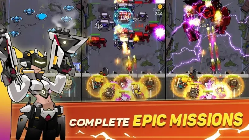 Cyber War: Idle Defense 0.4.1 screenshot 1