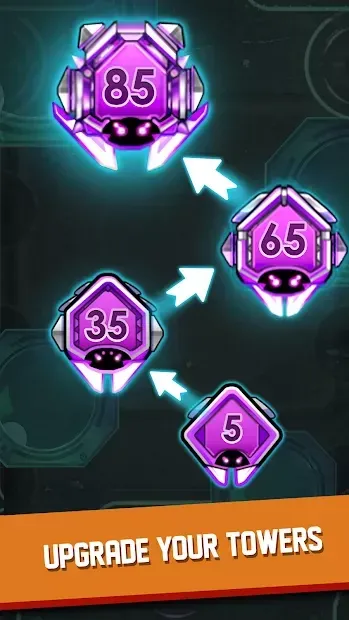 Кібершок: TD IDLE & MERGE 1.2.4 screenshot 4