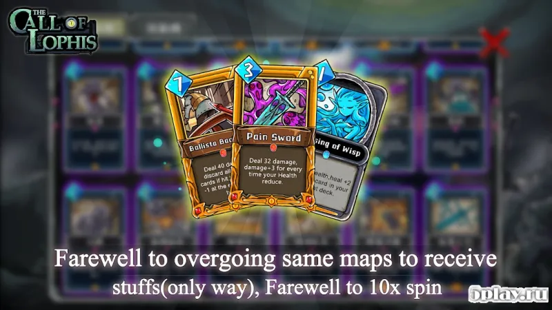 Dark Dungeon Survival - Lophis Fate Card Rougelike screenshot 3