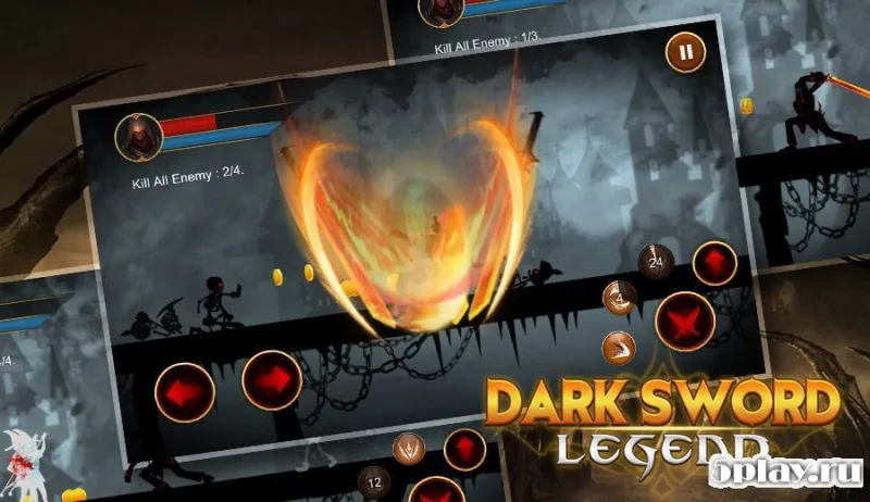 Dark Shadow Legend - Black Swordman Hero Fight screenshot 1